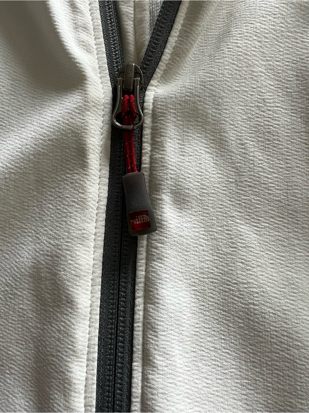 The North Face Summit Series White Gray Zip-Up Activewear Cinch Hem Jacket-L - Picture 10 of 16